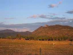 Tooth Ridge from the PTC (Seton Museun is the Adobe, Base Camp beyond)